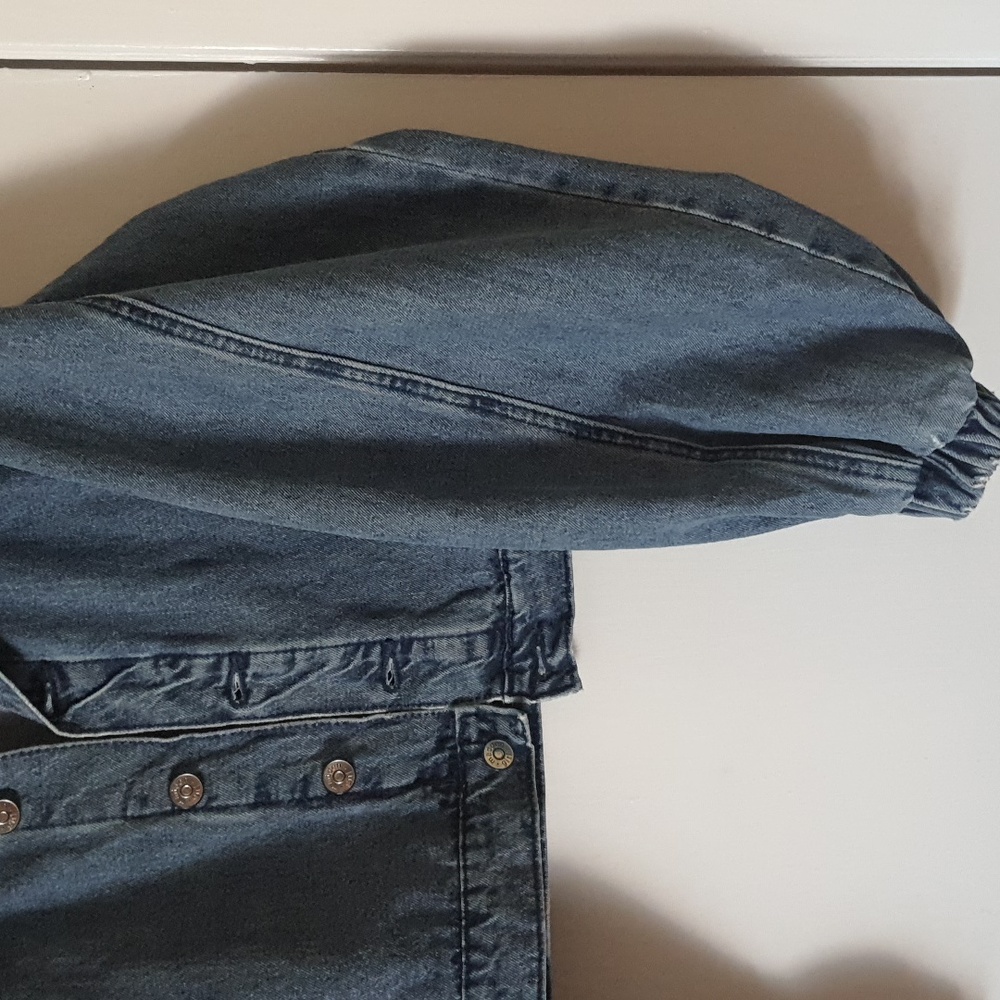 Cropped Jean Jacket - image 3
